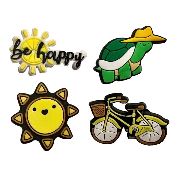 Set of 4 Shoe Charms - Picture 1 of 4